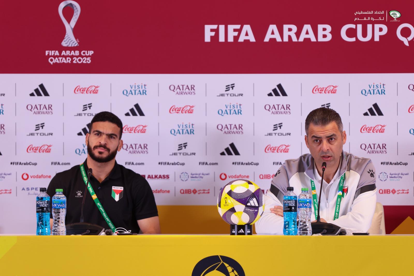 אבו ג׳זר: הנבחרת הפלסטינית מוכנה למפגש עם ערב הסעודית ברבע הגמר