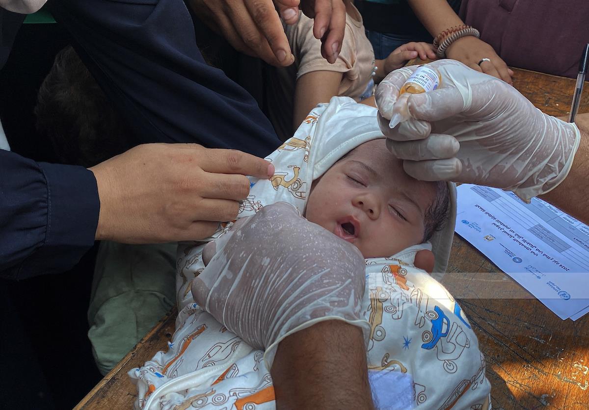 שר הבריאות הודיע על חידוש מבצע חיסוני הילדים בעזה