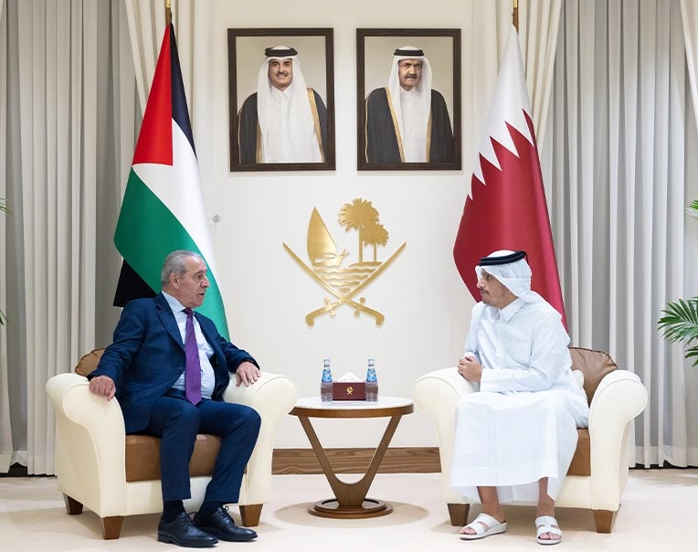 א-שיח' נפגש עם ראש ממשלת קטאר בדוחה