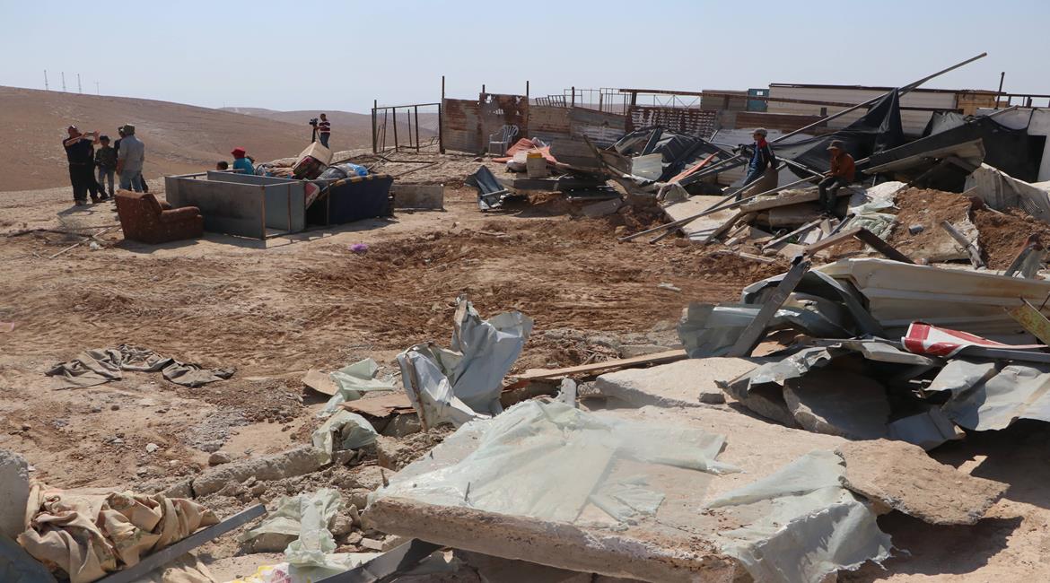 כוחות הכיבוש החלו בהריסת בתים ומבנים חקלאיים בח'רבת א-טוויל מדרום לשכם