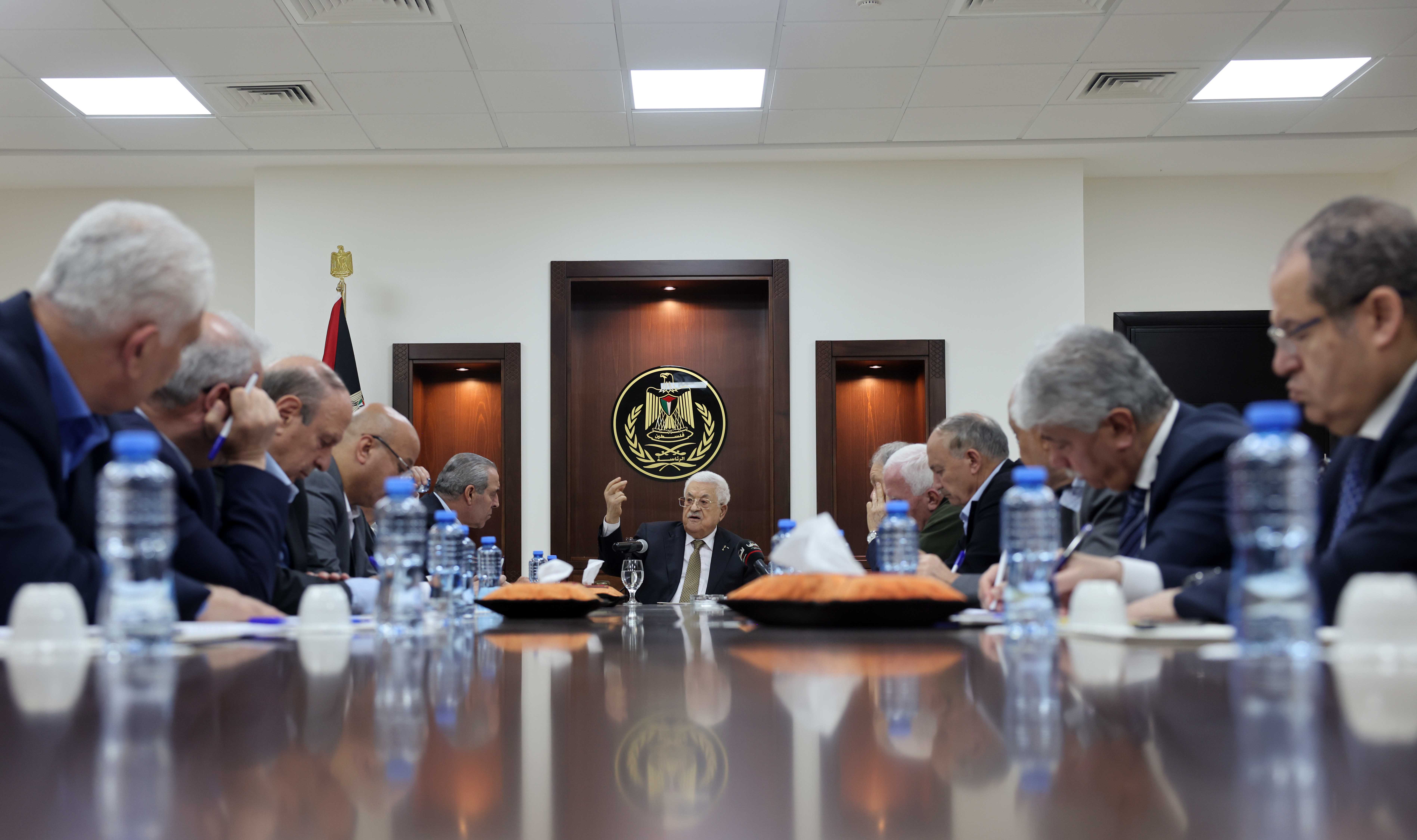 הוועד הפועל של אש"ף מתכנס בראשות הנשיא עבאס