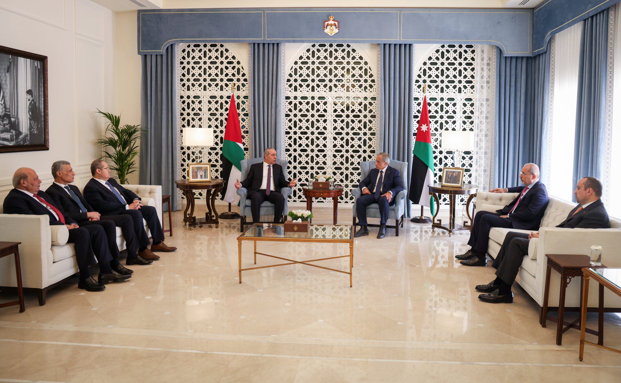 א-שייח' נפגש עם ראש ממשלת ירדן: דרש נסיגה מלאה מעזה ותיאום עמדות לקראת הפסגה הערבית