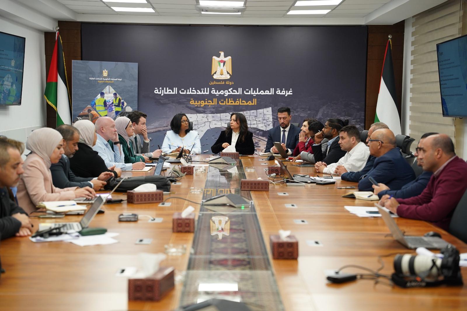 המטה הממשלתי לניהול משברים דן בהאצת הסיוע ופינוי תחמושת בלתי-מופעלת בעזה