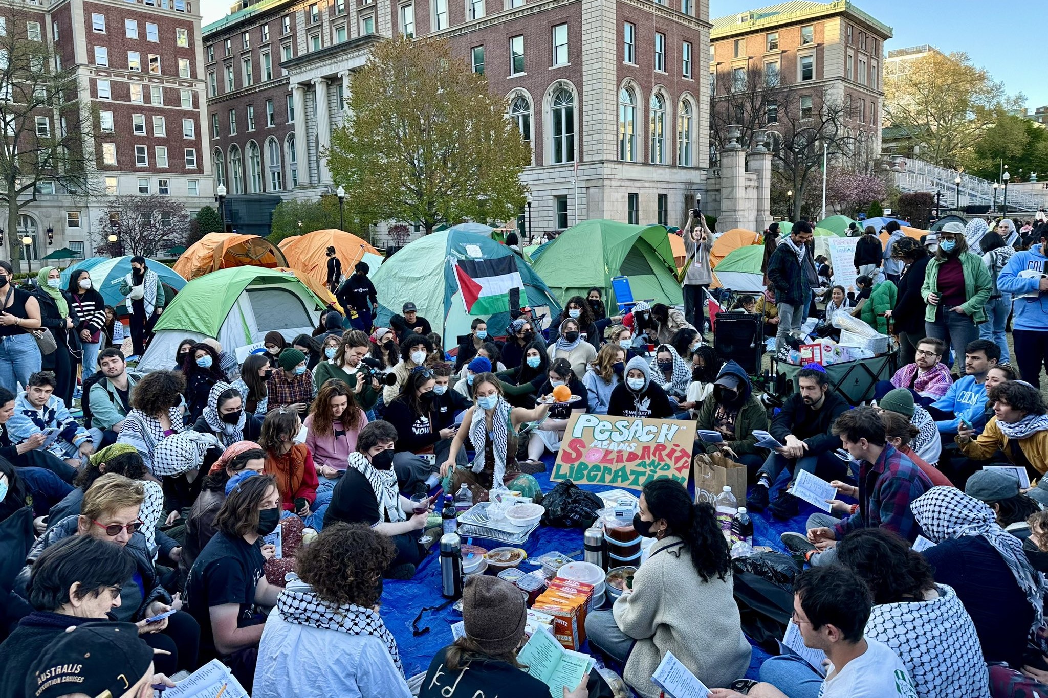 "הפסקת המתקפה על עזה": מחאות הסטודנטים מתפשטות בכל ארה"ב