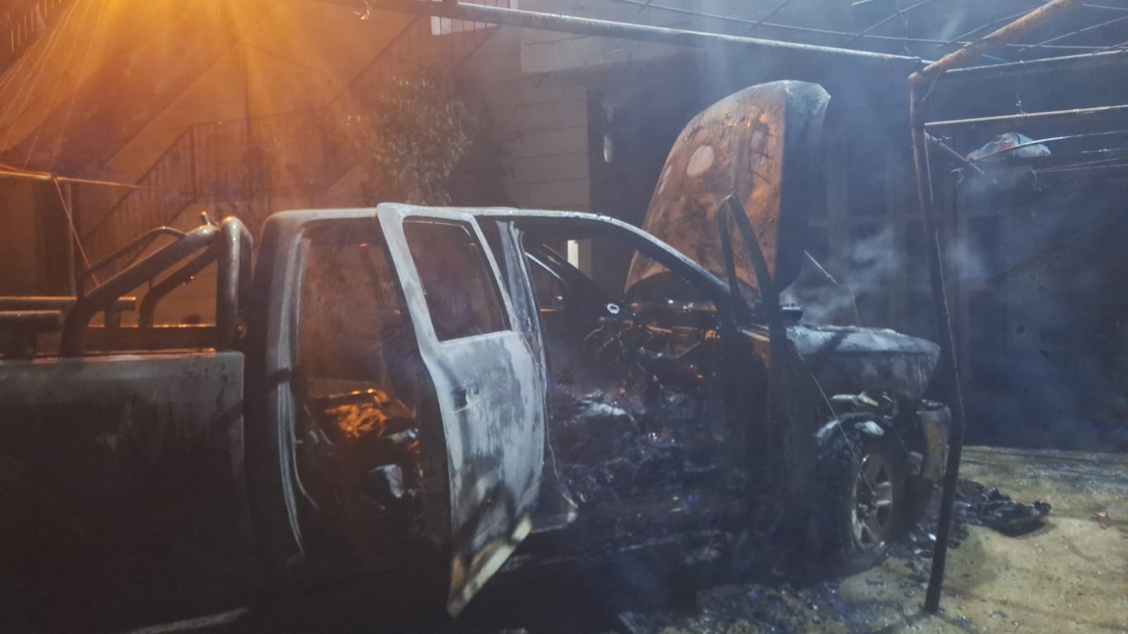 המתנחלים ממשיכים בפשעיהם: רכב הוצת בקוסרה, מדרום לשכם