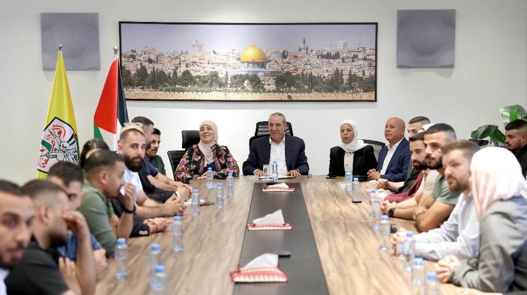 א-שייח' נפגש עם נציגי צעירי פתח ומועצות הסטודנטים ודן בהתפתחויות המדיניות