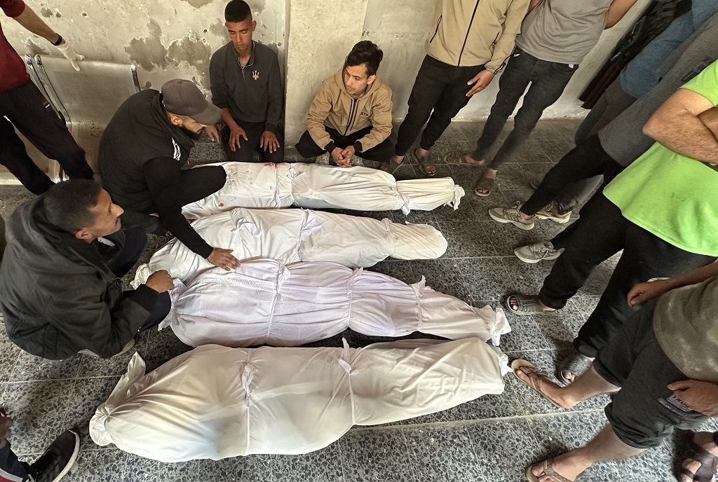 ארבעה ילדים נהרגו בתקיפת כוחות הכיבוש הישראלי בדרום העיר עזה