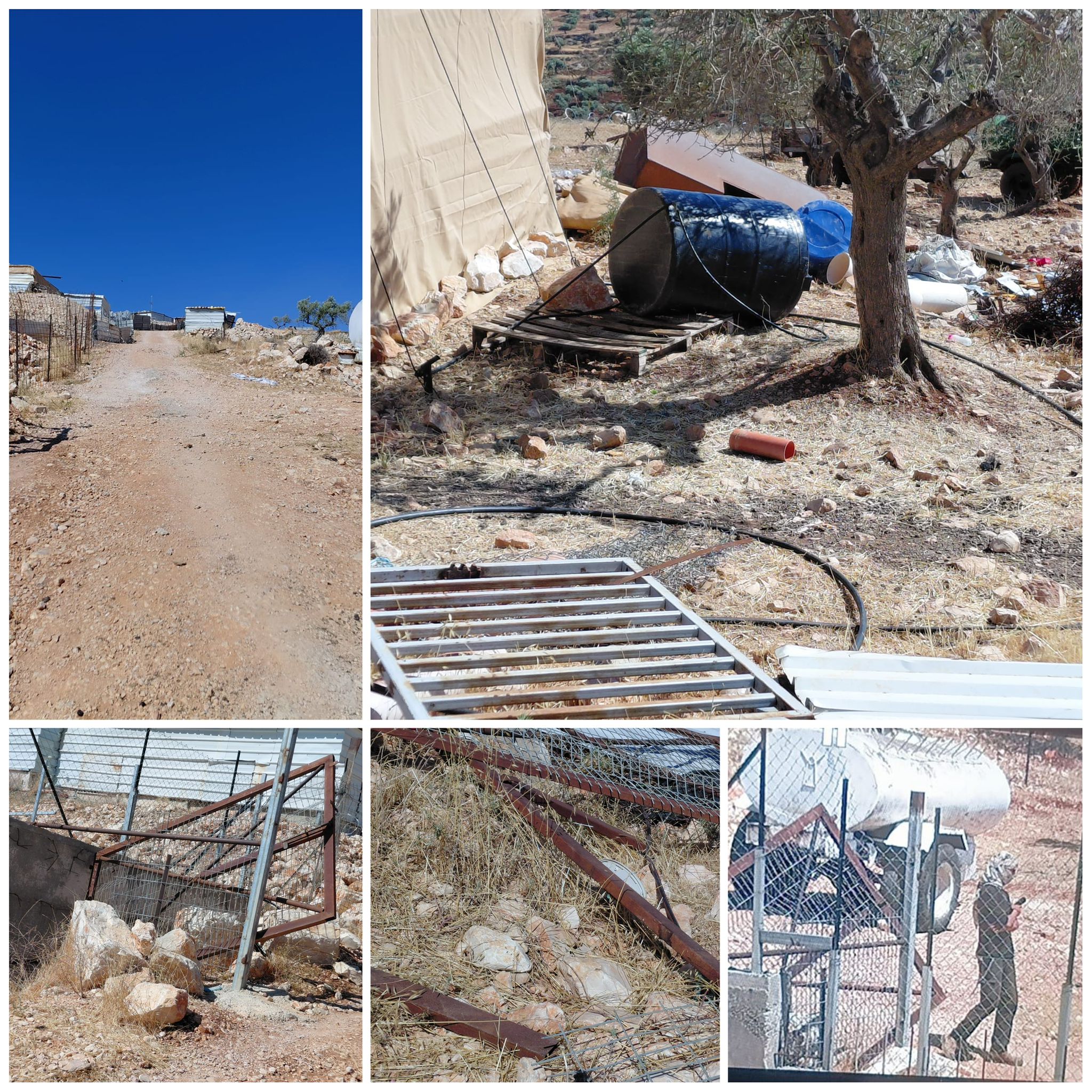 מתנחלים רעולי פנים תקפו את הקהילה הבדואית אום אל־מליחאת ממזרח לרמאללה והשחיתו תשתיות ורכוש