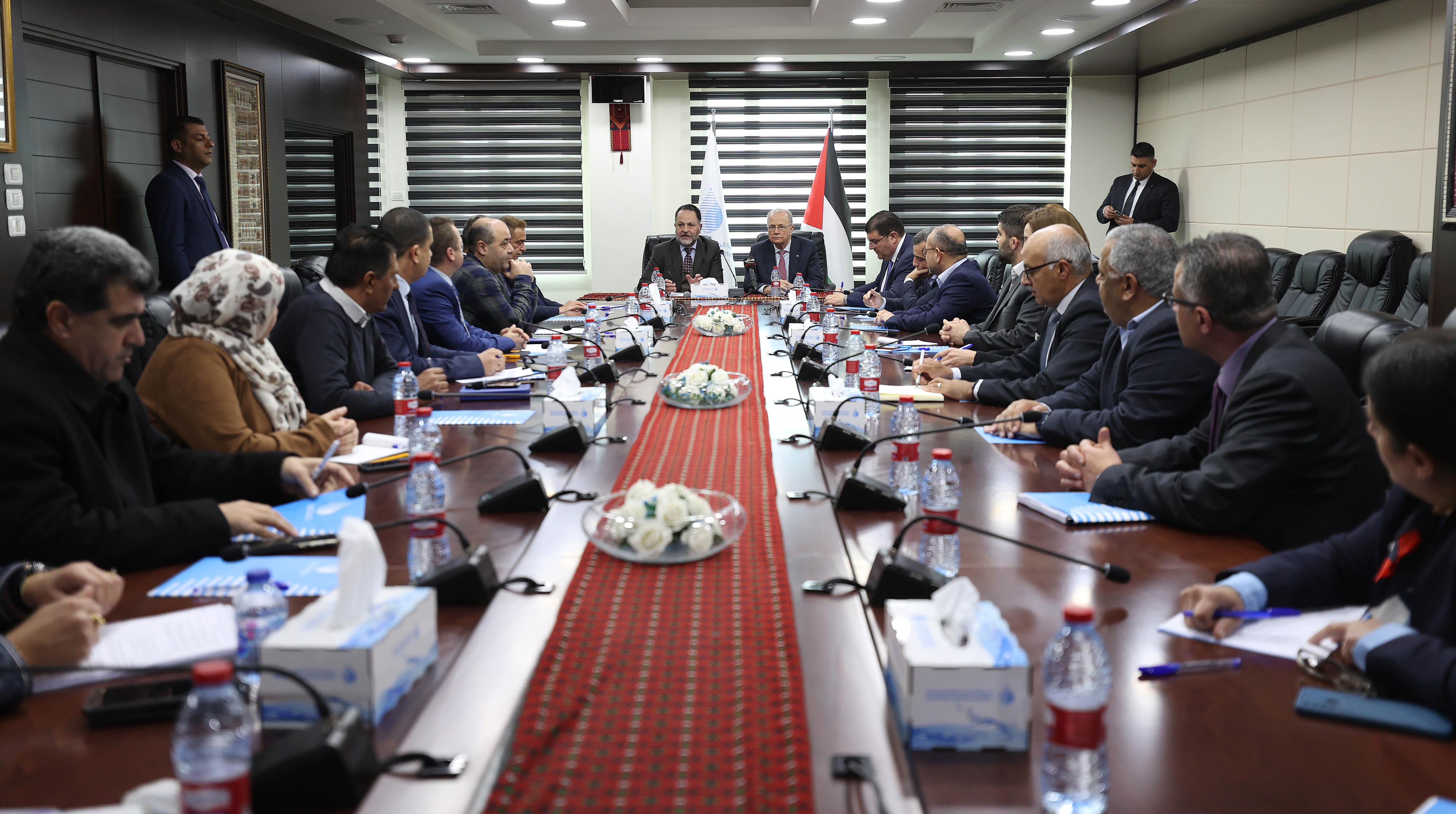 ראש הממשלה מחמוד מוסטפא: "ניהול משק המים – משימה אסטרטגית וחיונית"