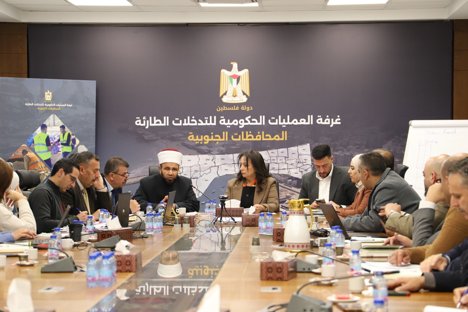 שר הדתות דן בצעדי הסיוע והשיקום ברצועת עזה