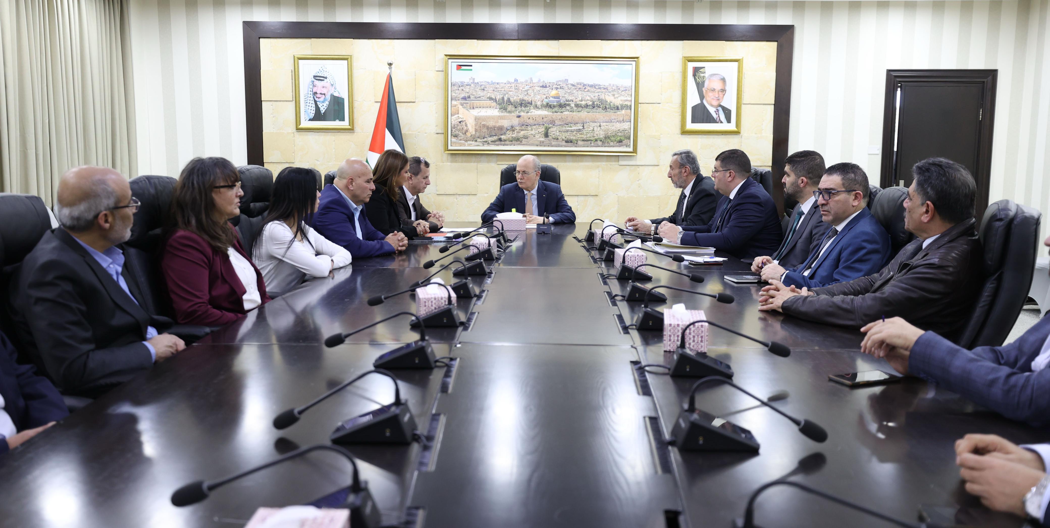 ראש הממשלה מוחמד מוסטפא: שיקום מערכת המשפט בעזה הוא חלק מהמאמץ הלאומי לאיחוד המוסדות