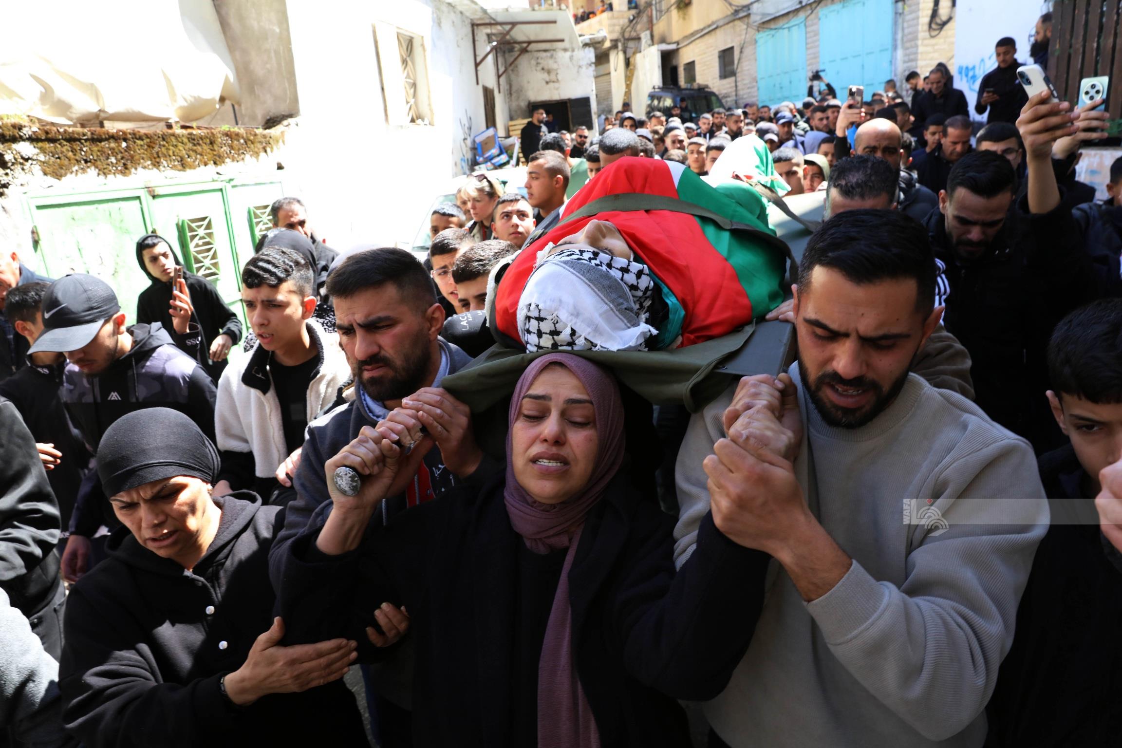 מאות ליוו בבית לחם את הילד אדם דהמאן שנהרג מירי כוחות הכיבוש