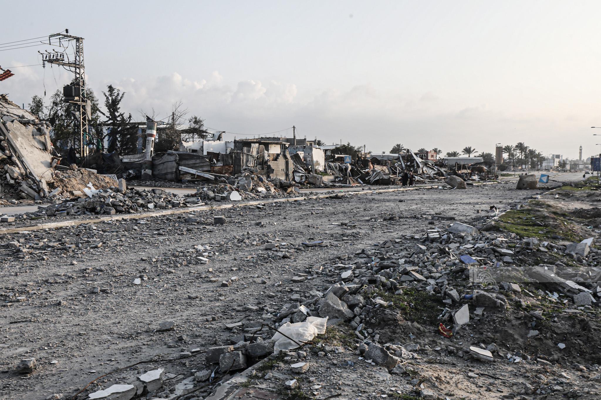 על דרך צלאח א־דין בעזה