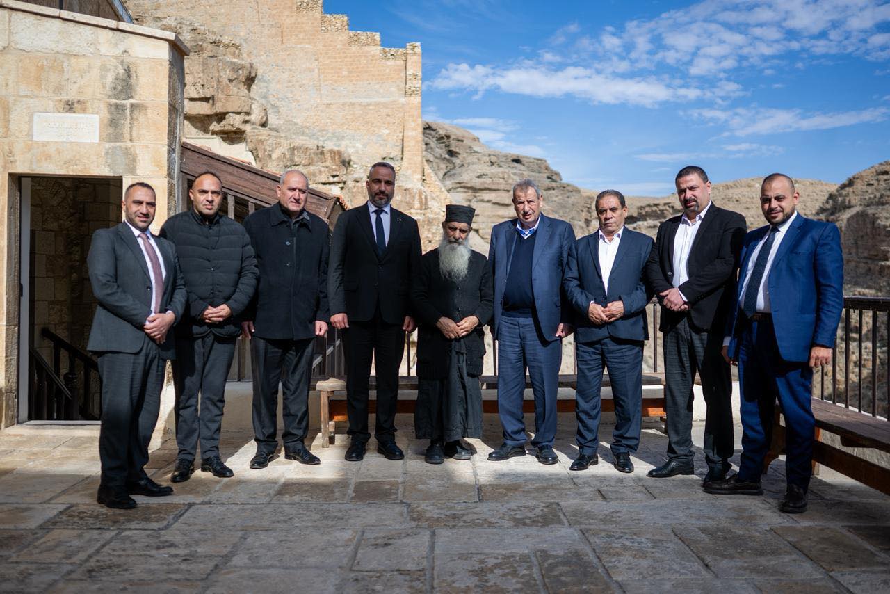 ח’ורי בביקור במנזר מר סבא: מחויבים להגן על הכנסיות ולשמור על מעמדן ההיסטורי והרוחני