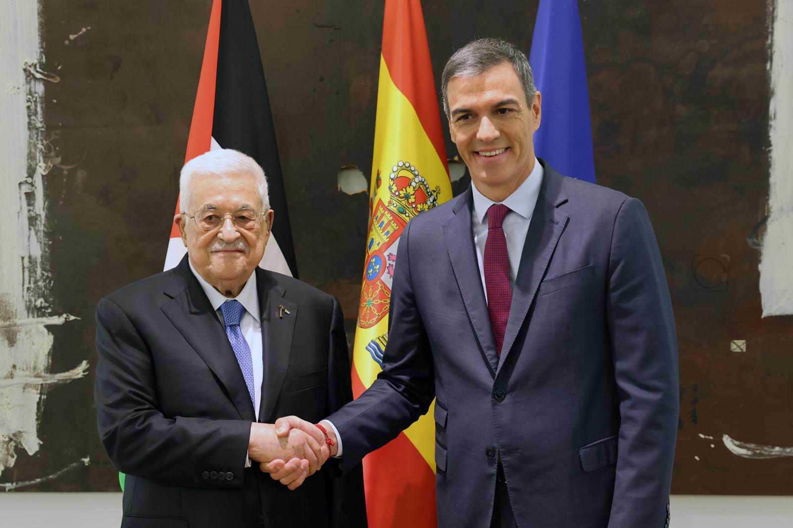 הנשיא עבאס נפגש עם ראש ממשלת ספרד