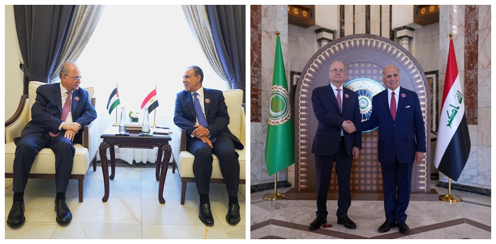 מוסטפא נועד עם שרי החוץ של עיראק ומצרים: דורש לחץ על ישראל להפסקת המתקפה והכנסת סיוע לעזה