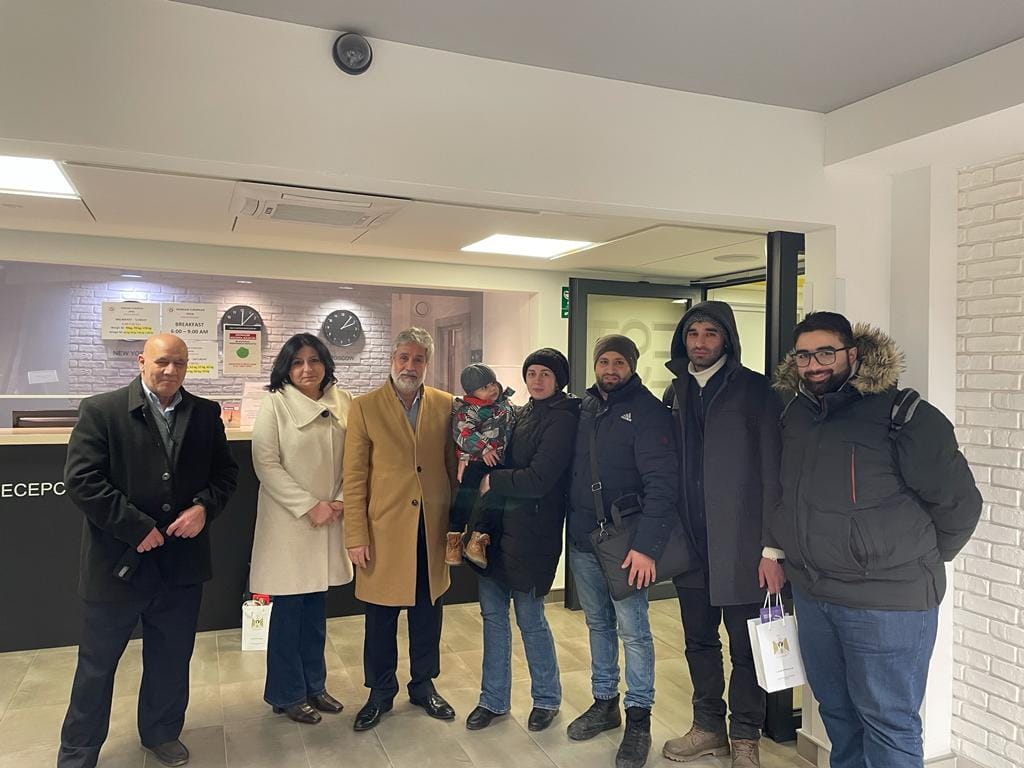 חולצו מהתופת באוקראניה והגיעו לפולין