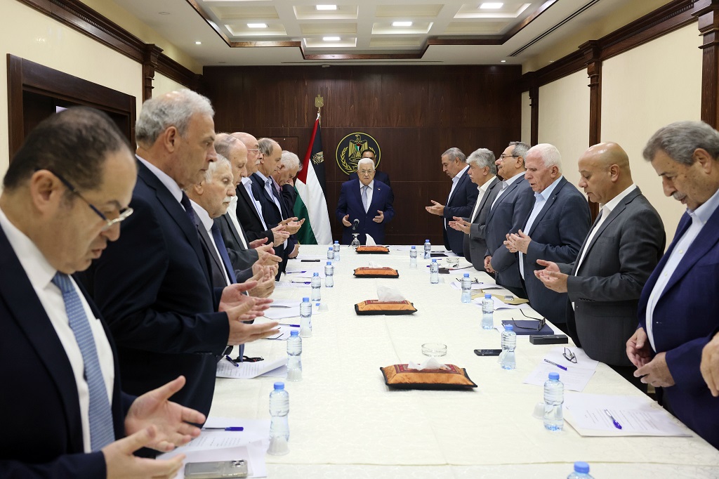 הוועד הפועל של אש"ף קיים ישיבה בראשות הנשיא עבאס