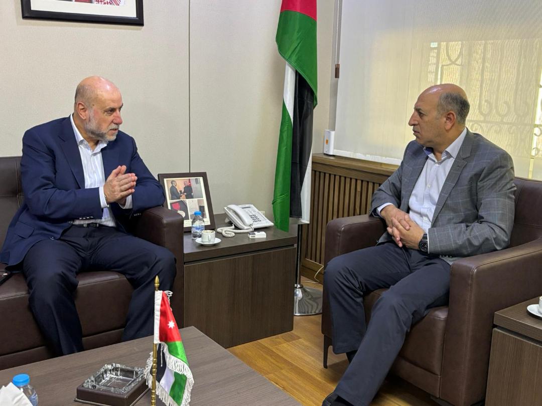 אלהבאש דן עם מזכ״ל ההִיא ההאשמית בהגברת הסיוע לעזה