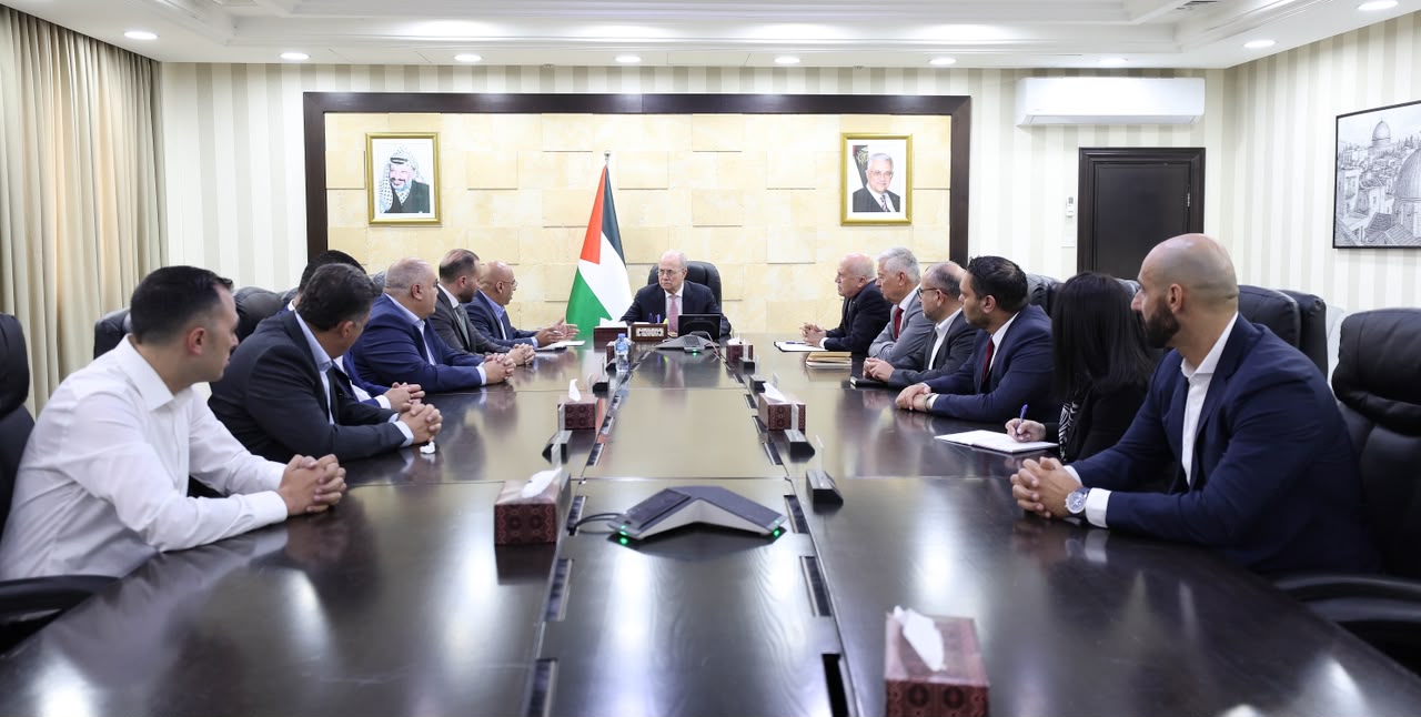 מוסטפא נפגש עם הנהלת ״פאל טרייד״ לקידום היצוא הפלסטיני ולהרחבת שוקי היעד