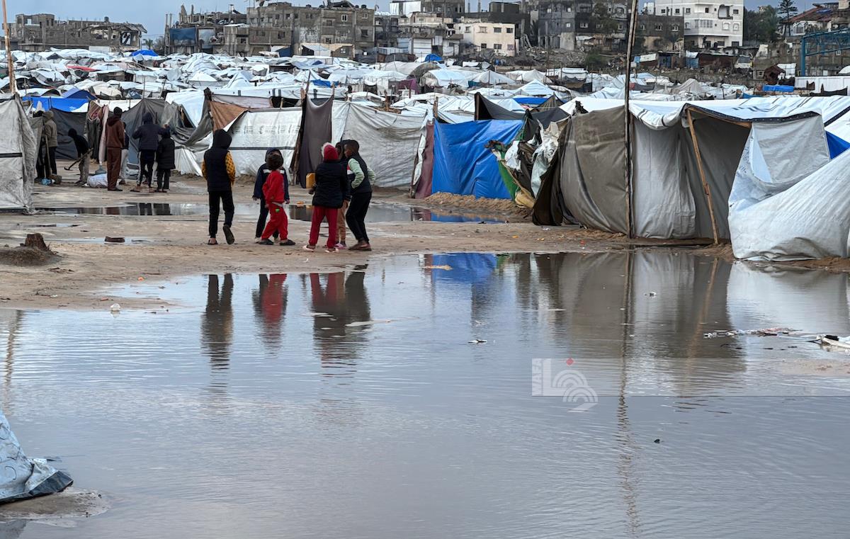 התחזקות השקע החורפי מחריפה את מצוקת העקורים ברצועת עזה