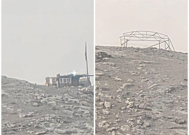 מתנחלים הקימו מאחז חדש ממזרח לענאתא שבמזרח ירושלים