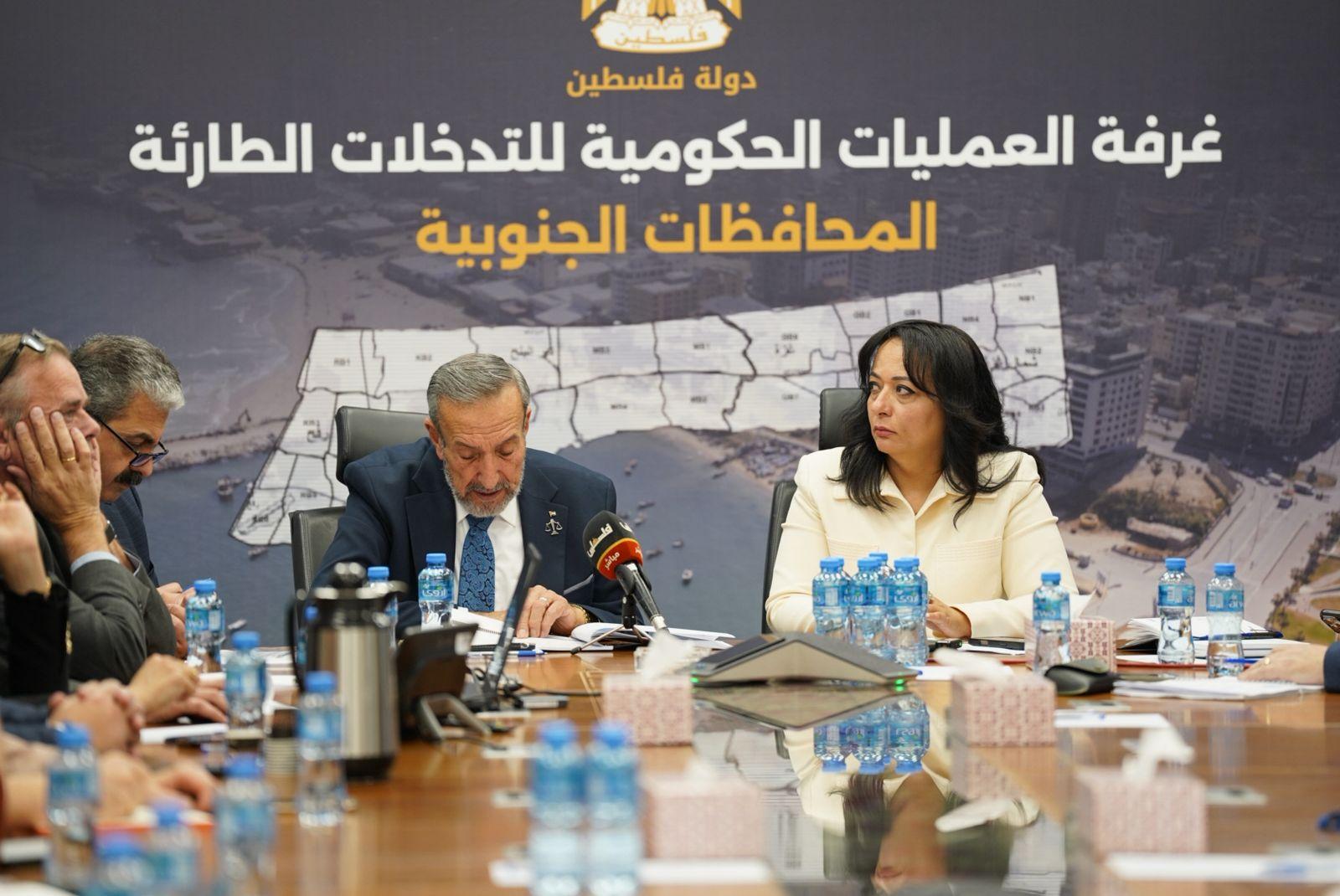 מטה החירום הממשלתי מציג את תכנית הסיוע והשיקום המוקדם למערכת המשפט בעזה