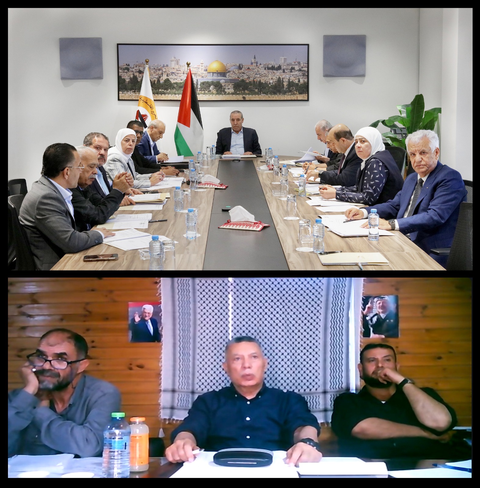 הוועדה המרכזית של פתח דנה במצב הפוליטי והפנימי ובחלוקת תחומי האחריות
