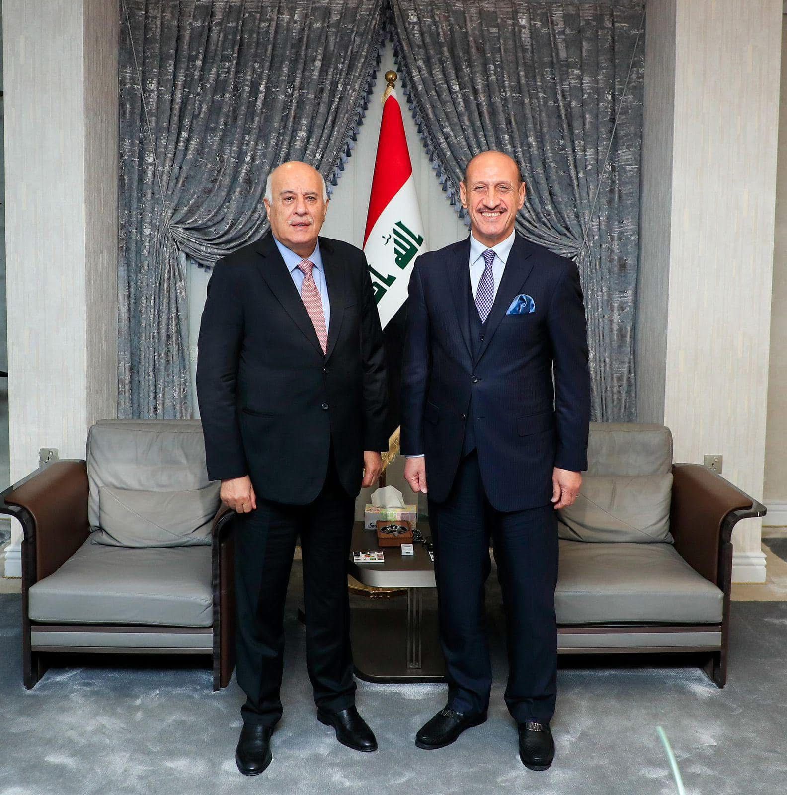רג'וב נפגש עם ראש התאחדות הכדורגל העיראקית ושוחח על מצב הספורט הפלסטיני