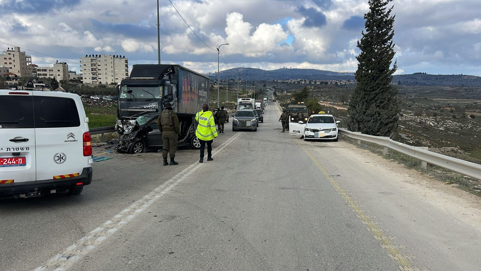 שלושה הרוגים בתאונת דרכים בצפון-מזרח רמאללה