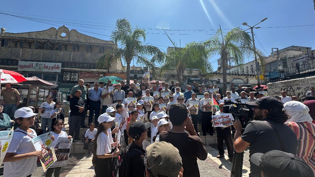 הפגנות תמיכה באסירים הפלסטינים וברגותי ברחבי הגדה