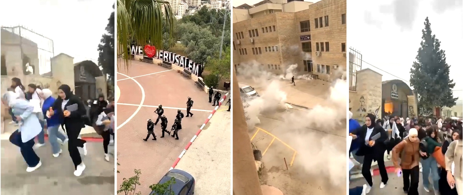 23 פצועים בפשיטת כוחות הכיבוש על אוניברסיטת אל-קודס באבו דיס