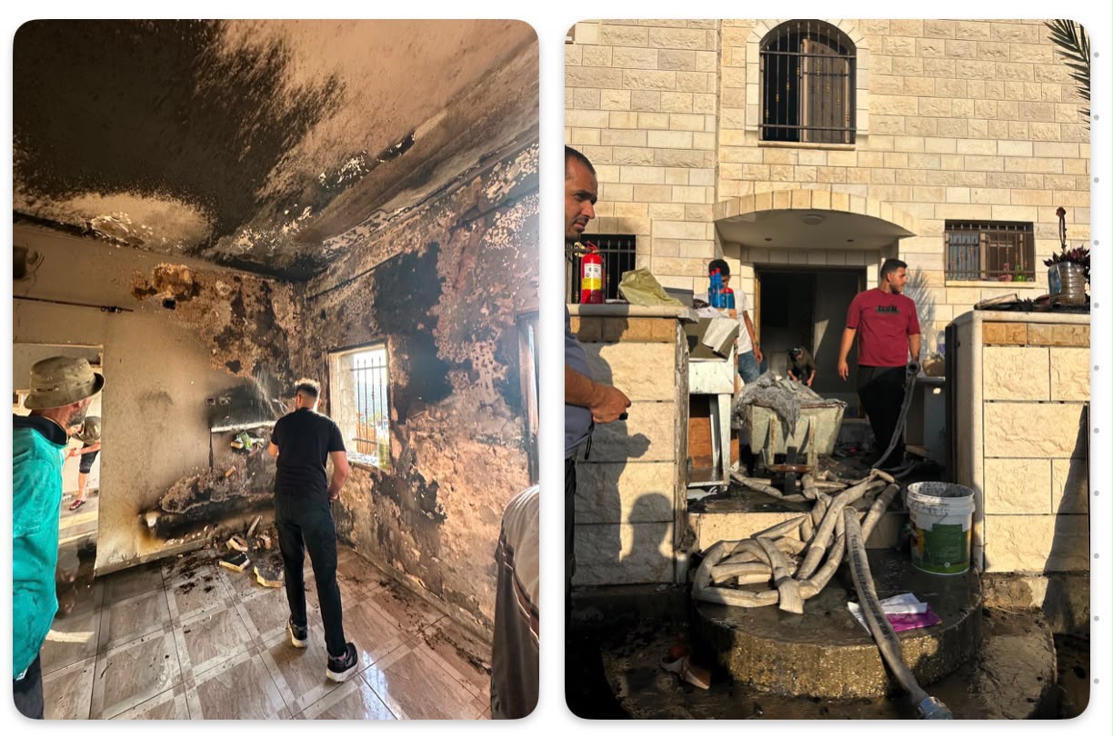 שלושה פלסטינים נפצעו ושישה בתים הוצתו במתקפת מתנחלים על סרה