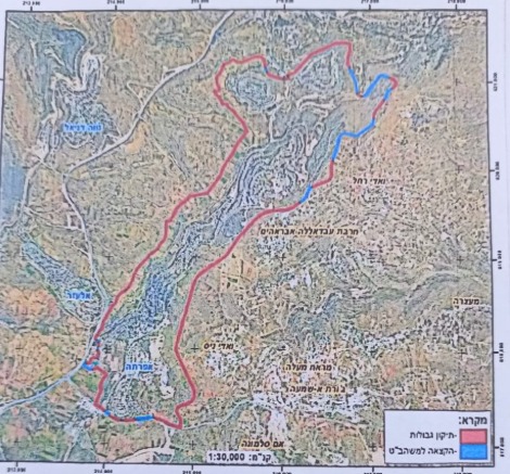 הכיבוש החרים 57.79 דונם סמוך לבית לחם וחברון להרחבת ההתנחלות אפרת