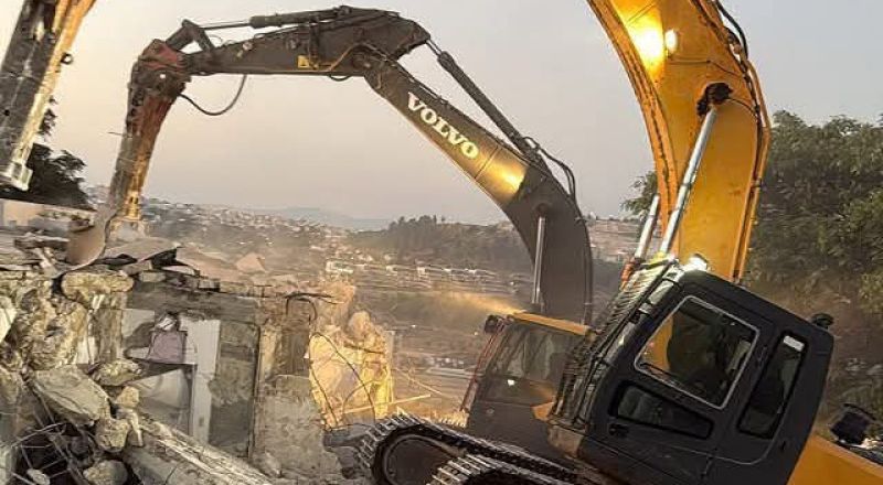 הרשויות הישראליות הרסו בית באל-בענה בטענה שנבנה ללא היתר