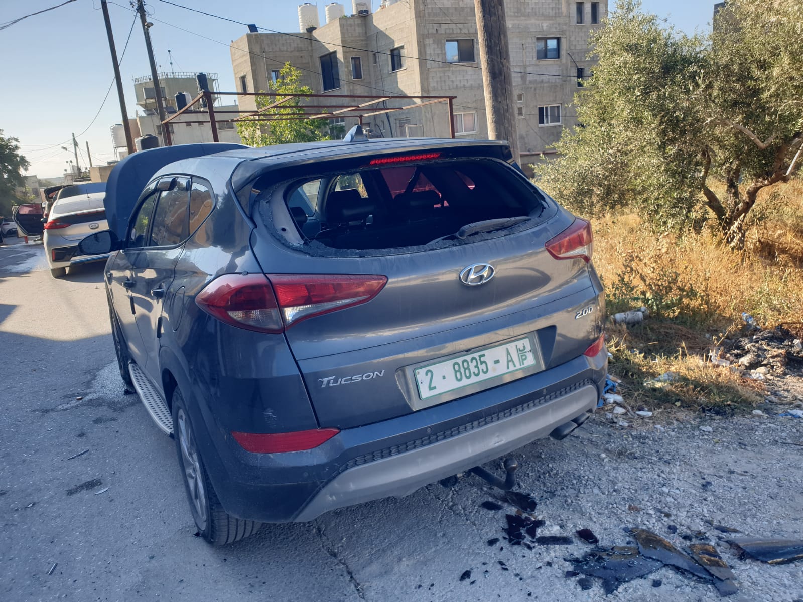 מתנחלים תקפו את העיירה ג'ית ממזרח לקלקיליה והציתו כלי רכב ורכוש של תושבים