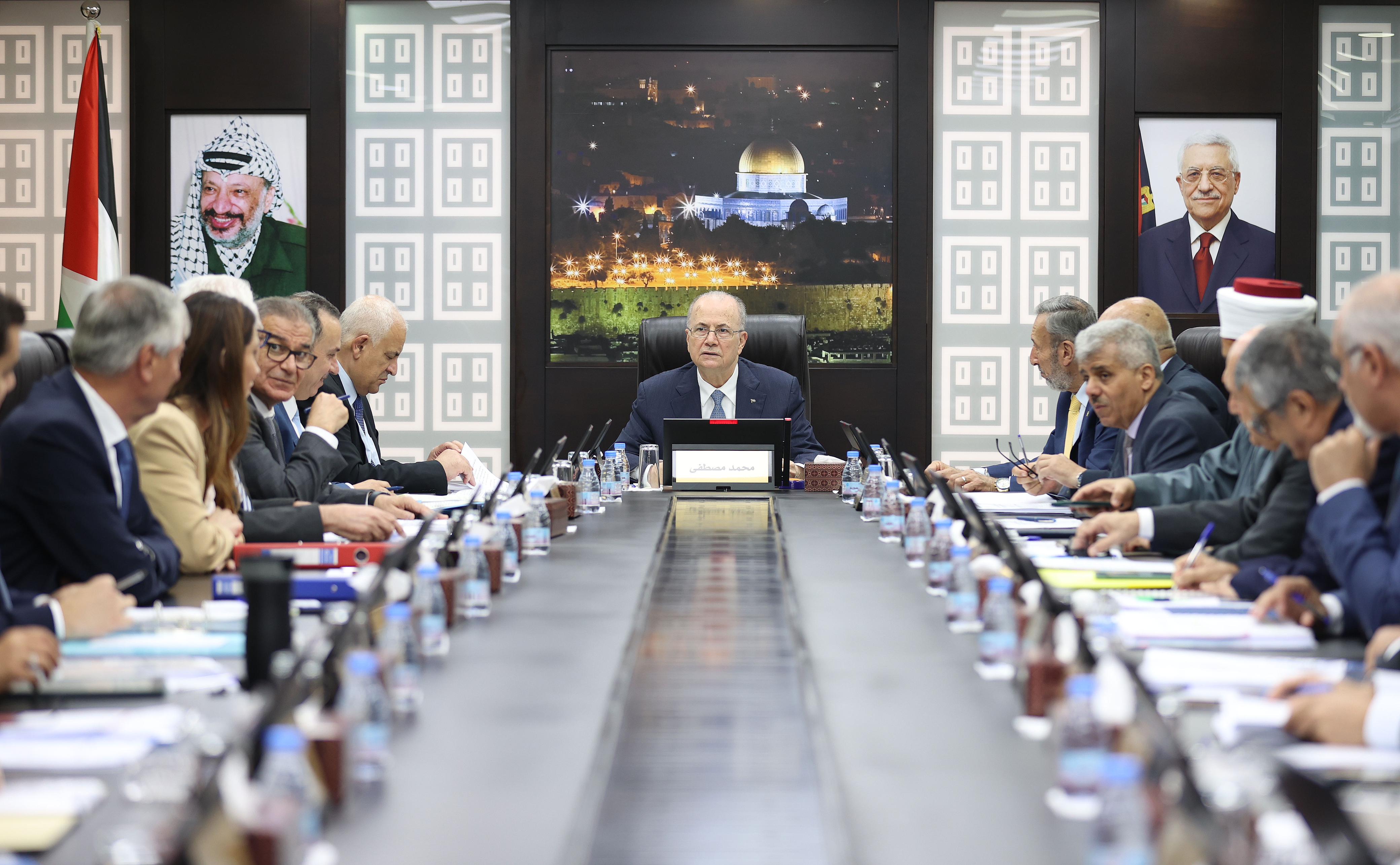 הקבינט הפלסטיני: קריאה להגברת הלחץ הבינלאומי להפסקת המלחמה בעזה