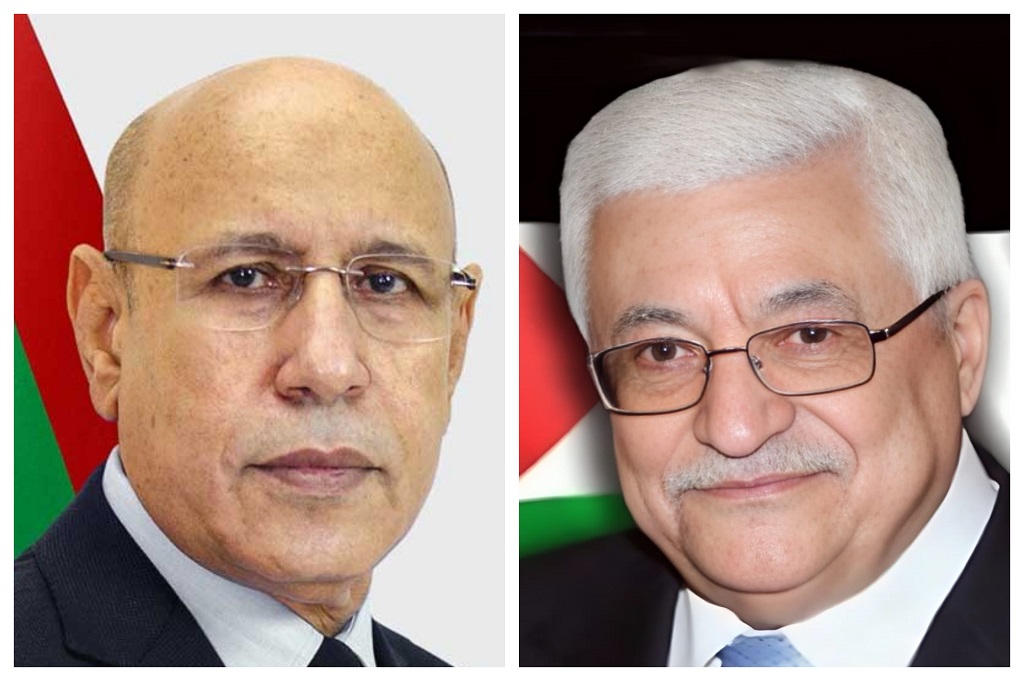 עבאס שוחח עם נשיא מאוריטניה: "תודה על העמדה הברורה בתמיכה בזכויות העם הפלסטיני"