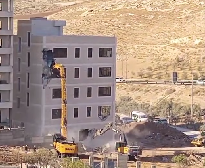 הכיבוש הורס מבנה ומתקנים תעשייתיים במזרח בית לחם