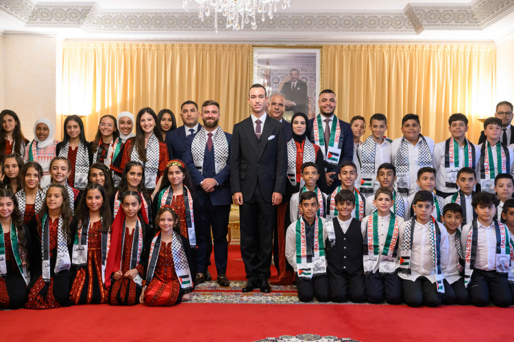 יורש העצר של מרוקו קיבל את ילדי ירושלים במחנה הקיץ של סוכנות בית מאל אל־קודס