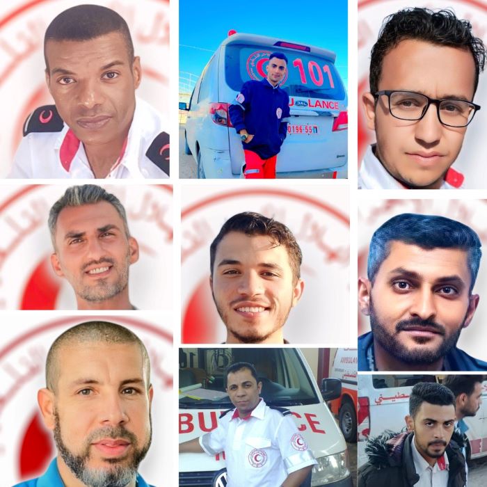 הסהר האדום הפלסטיני: אותרו גופותיהם של שמונה חובשים בתל א-סולטן – לאחר שנעלמו תחת מצור כוחות הכיבוש