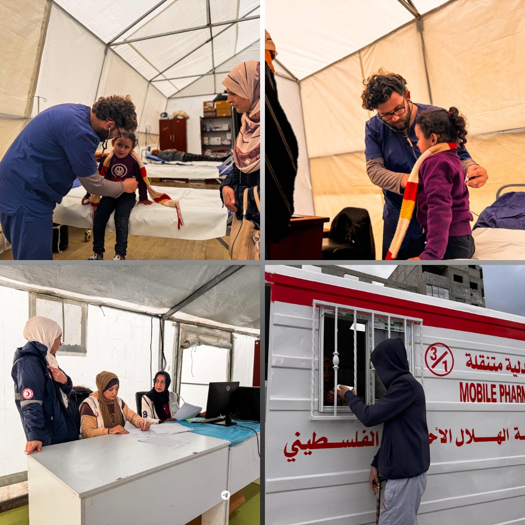 בית החולים השדה של הסהר האדום בעזה נפתח – עשרות פצועים וחולים טופלו ביום הראשון