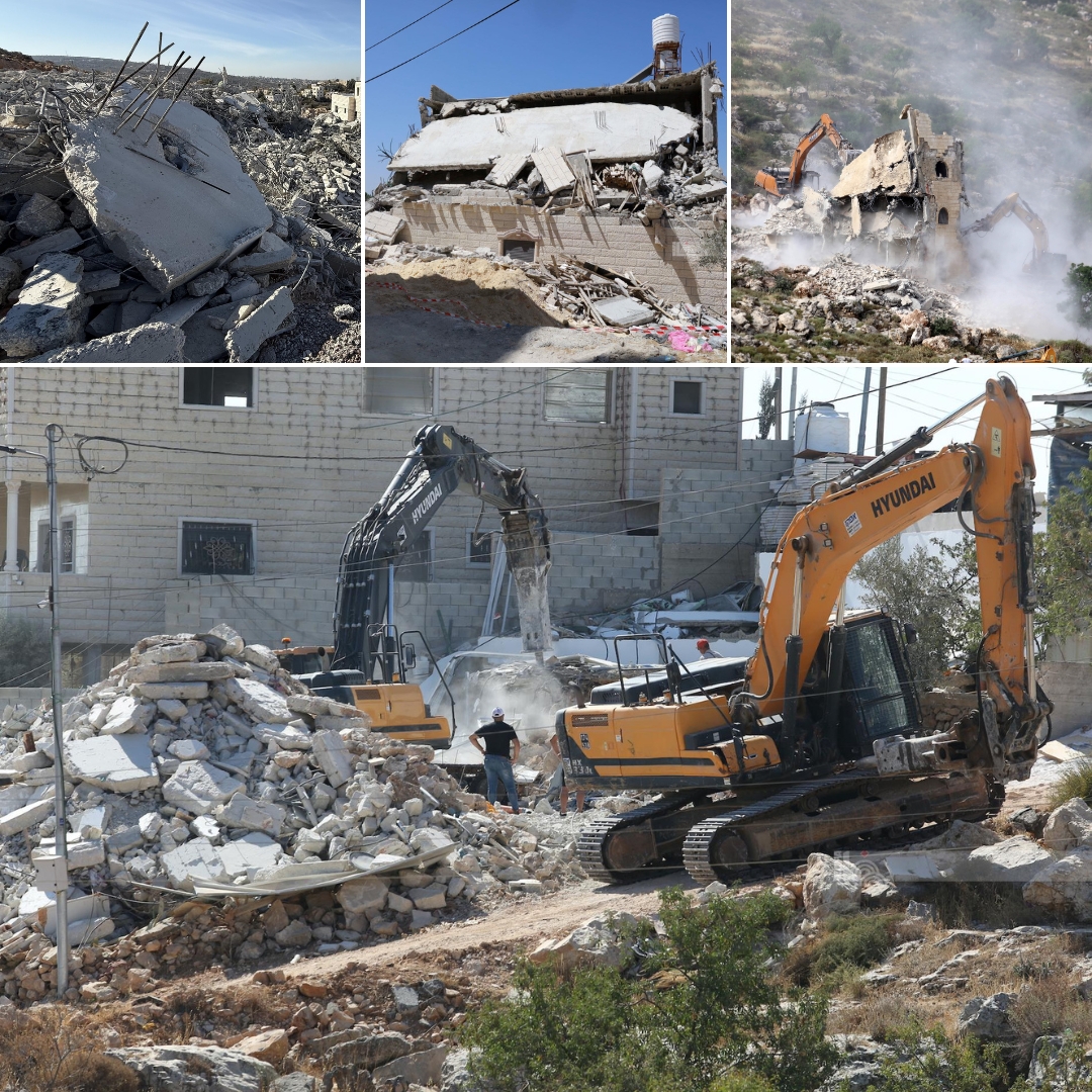 כוחות הכיבוש הסלימו את ההרס בירושלים ובגדה: עשרה בתים, מסעדה ומסגד נהרסו ביום אחד