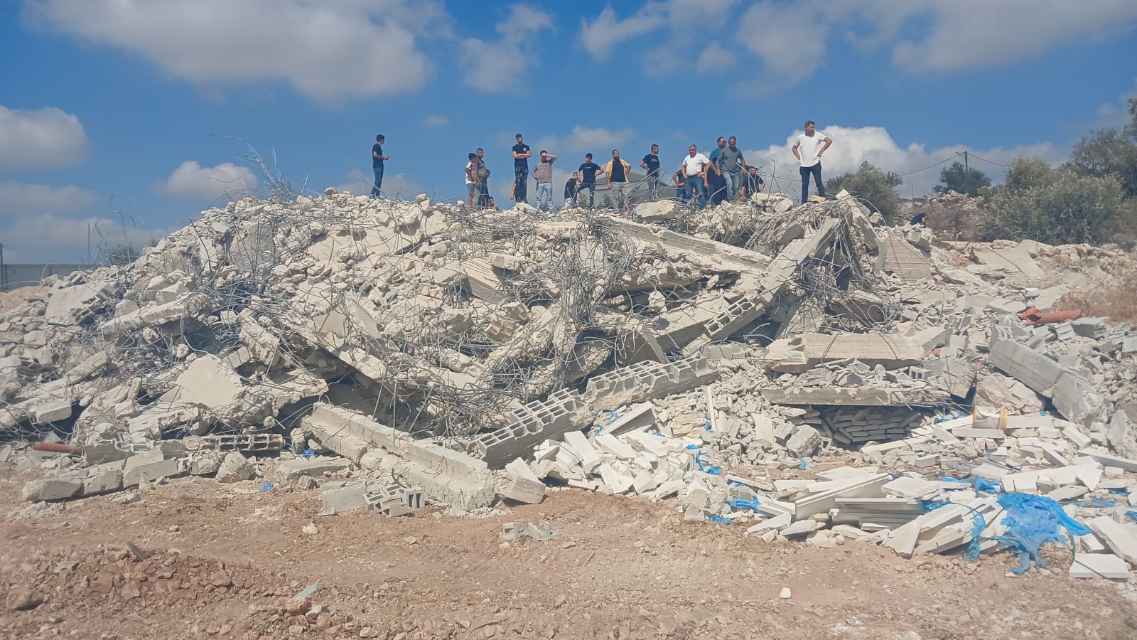 כוחות הכיבוש הרסו שני בתים בבנייה בעיירה א-זאוויה