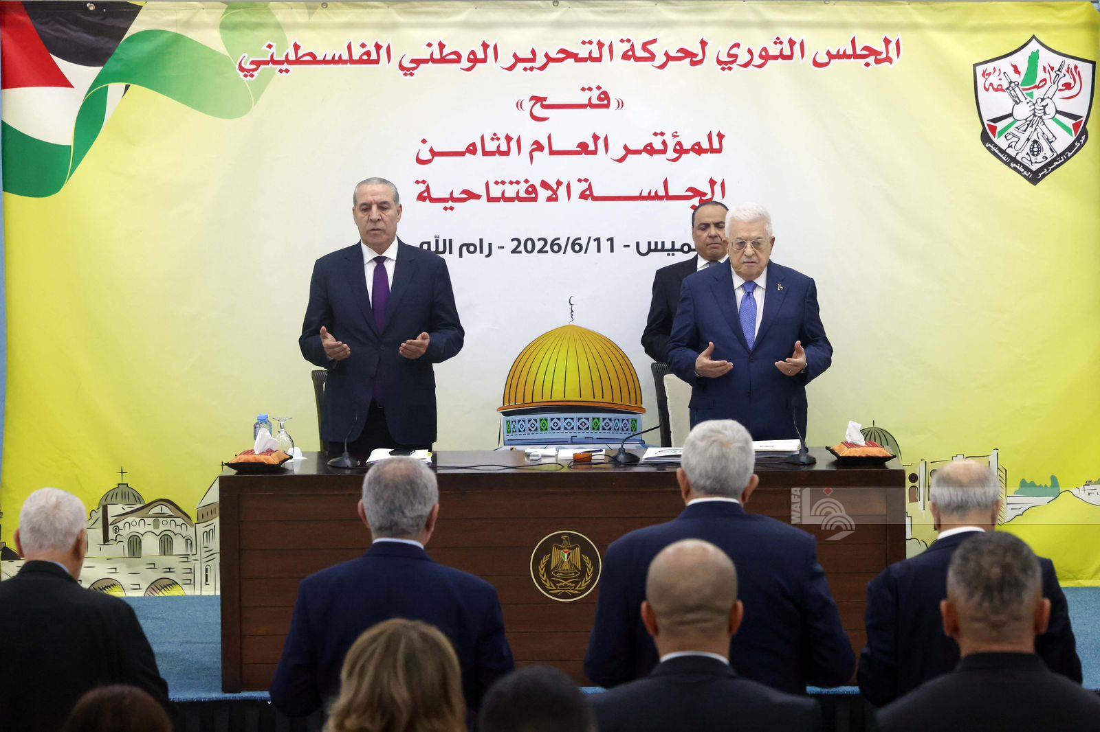 הנשיא עבאס בפתח ישיבת המועצה המהפכנית של פת"ח: מחויבים לדמוקרטיה, לאחדות הלאומית ולהחלטה פלסטינית עצמאית