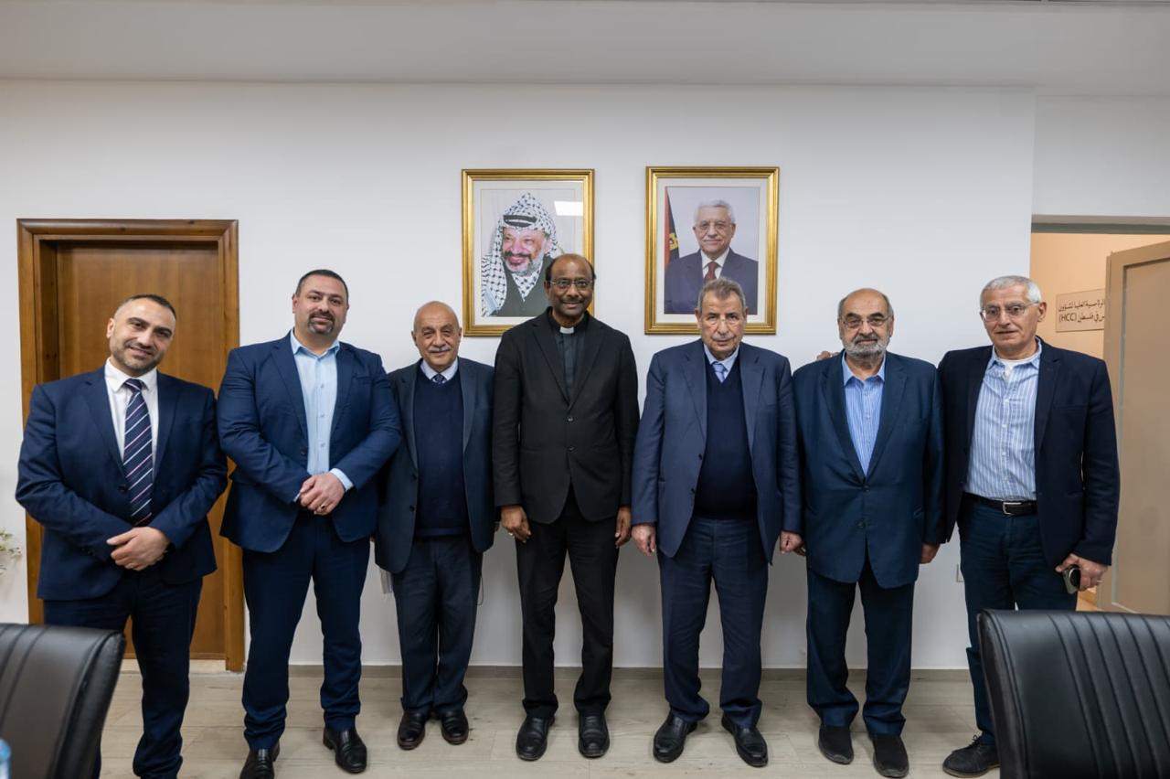 ח’ורי עדכן את מזכ״ל מועצת הכנסיות העולמית על האתגרים החמורים והמתגברים הניצבים בפני העם הפלסטיני