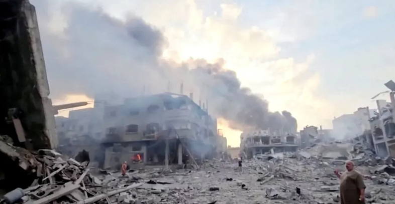 כוחות הכיבוש ממשיכים במתקפה אכזרית על ג'באליה ומחנה הפליטים בצפון רצועת עזה