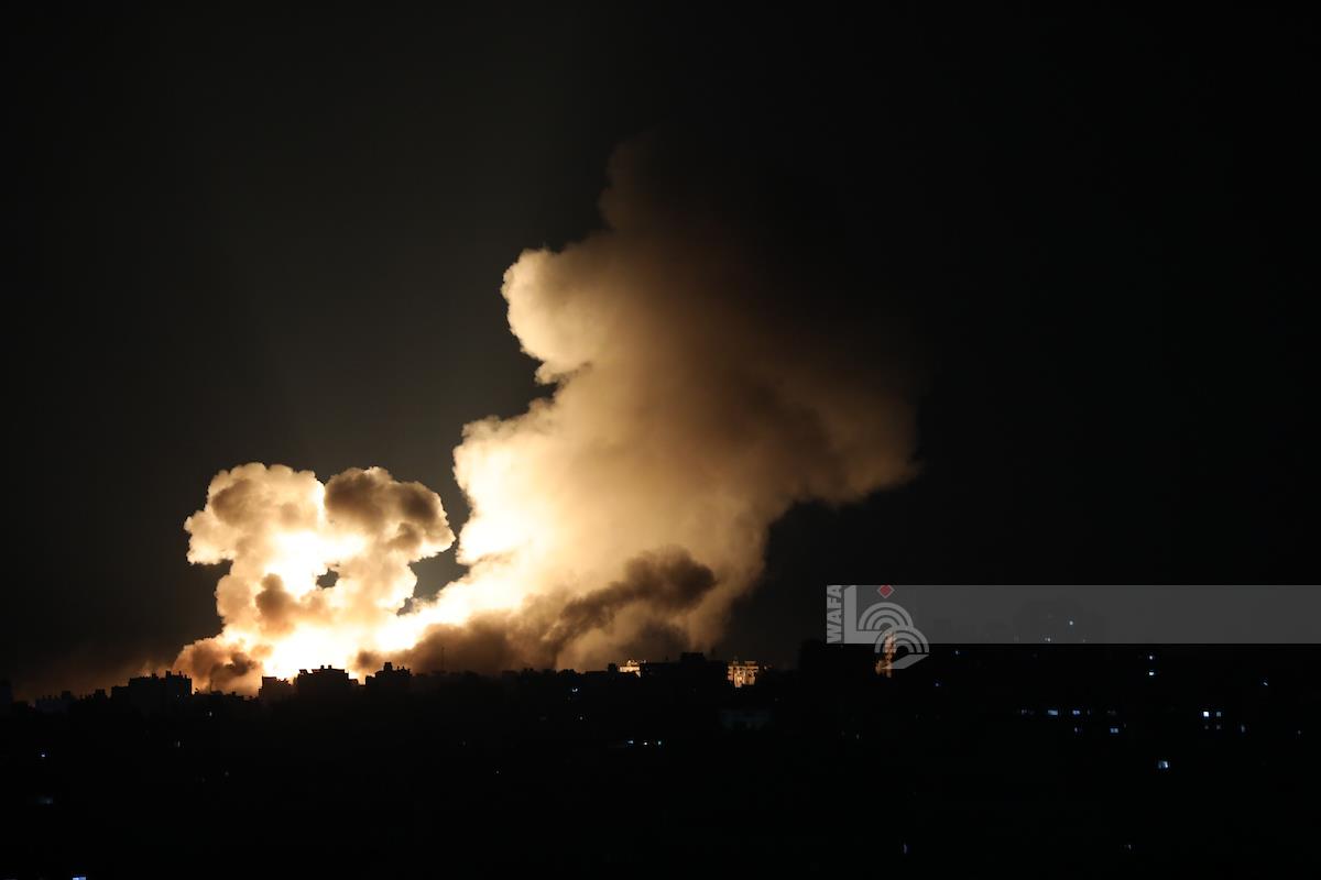 שני אזרחים נהרגו בתקיפת חיל האוויר של הכיבוש הישראלי במרכז רצועת עזה