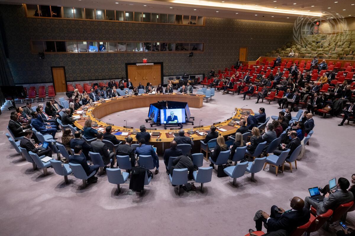 מועצת הביטחון דנה במצב במזרח התיכון, כולל הסוגיה הפלסטינית