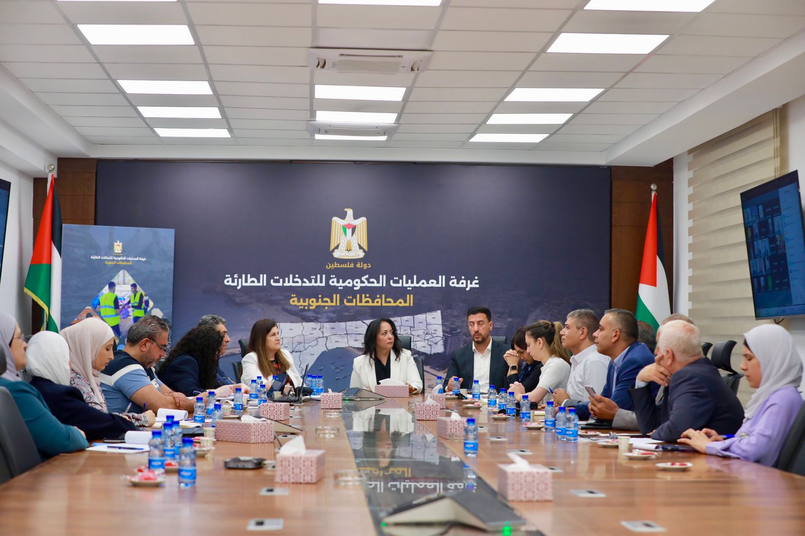 חדר המבצעים הממשלתי קורא להגברת הסיוע ההומניטרי והתמיכה הכספית المب direkte למשפחות בעזה